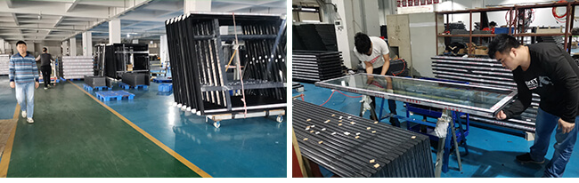 Guangdong NAVIEW Oferta specjalna Okna przesuwne ze stopu aluminium z podwójnymi szybami 2