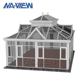 Chiny Na zamówienie Nowoczesny dwuspadowy dach Sunroom Outdoor Cathedral Ceiling Sunroom fabryka