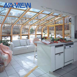 Chiny Beautiful Curved Roof Sunroom Ogrody wolnostojące Ogrody zimowe fabryka