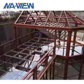 Chiny Prefabrykowana nowoczesna altana narożna z odpornością na warunki pogodowe na dachu fabryka