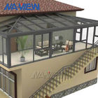 Zbuduj dwuspadowy dach Sunroom Nowoczesne rozszerzenie przedłużenia Sunroom dołączone do domu dostawca