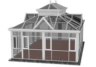 All Seasons Modern Sunroom Extension Enclosure Construction Skośny dach dostawca