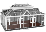 All Seasons Modern Sunroom Extension Enclosure Construction Skośny dach dostawca