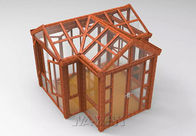 Zewnętrzne szklane pokoje tarasowe Przyjazne dla środowiska Zewnętrzne prefabrykaty Dodatek do pokoju słonecznego dostawca