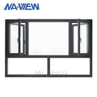 Aluminiowe okna skrzydłowe Guandong Naview z przyciemnianym szkłem dostawca