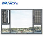Tanie aluminiowe okna przesuwne z podwójnymi szybami dla Malezji dostawca