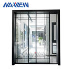 Guangdong NAVIEW Nowy projekt Francuski aluminiowy profil wnętrza Duże szklane drzwi przesuwne dostawca