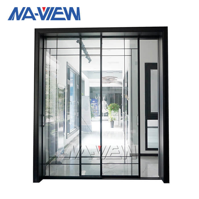 Guangdong NAVIEW Aluminiowe pionowe skrzydło Podwójne szyby Aluminiowe okna i drzwi dostawca