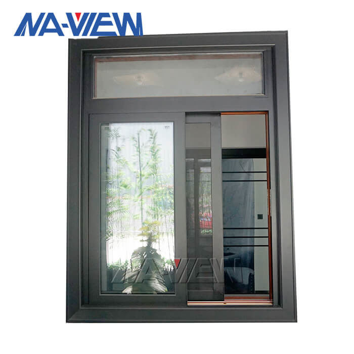 Guangdong NAVIEW Niska cena Filipiny Projekt Poziomy dźwiękoszczelne aluminiowe okno przesuwne dostawca