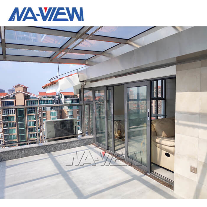 Prosty, płaski, jednospadowy dach Sunroom Prefabrykowane uzupełnienie Sunroom dostawca